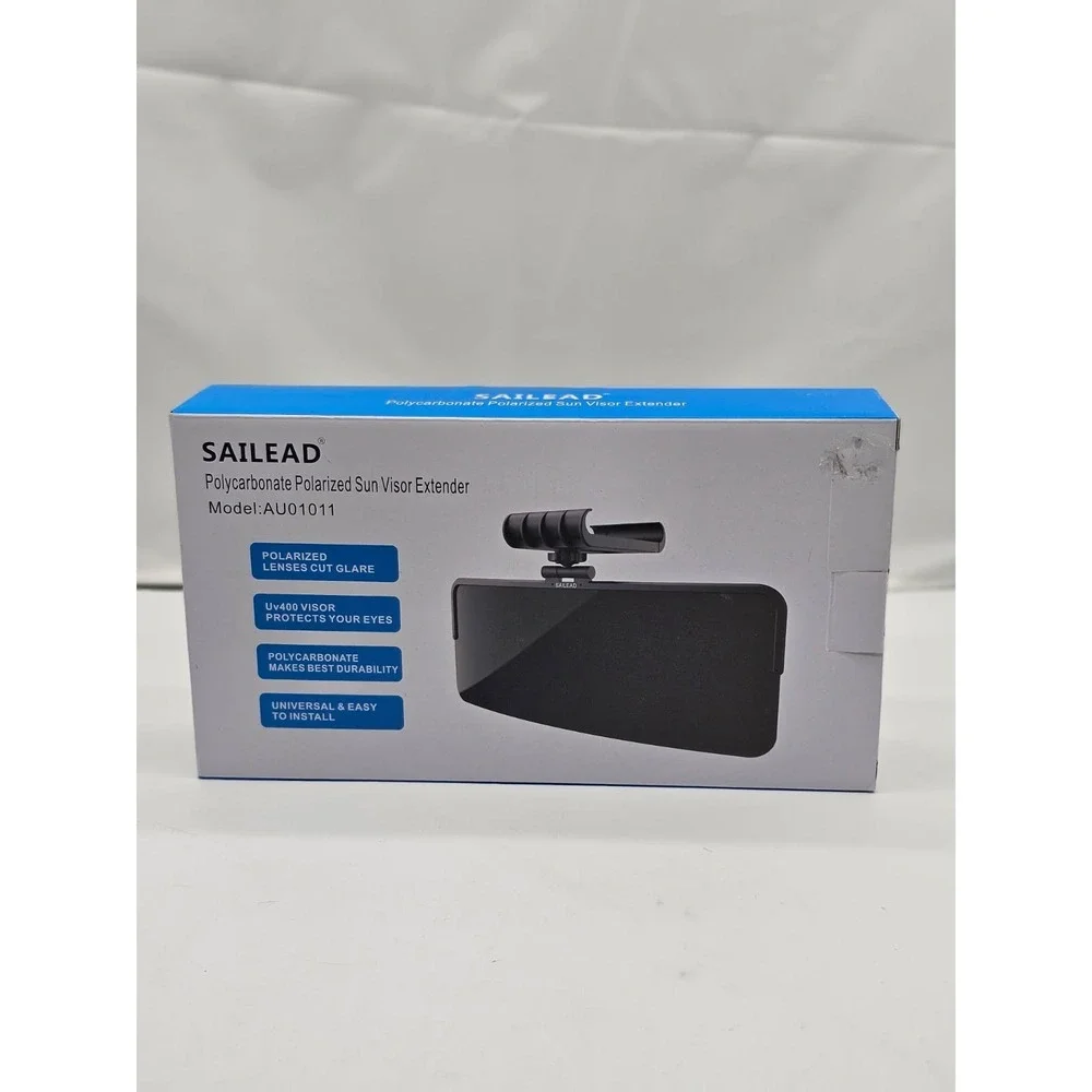 SAILEAD Polarized Sun Visor Sunshade Extender for Car with Polycarbonate Lens